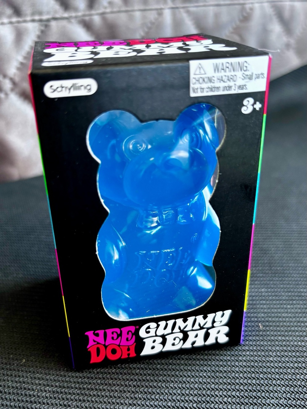 NeeDoh Blue Gummy Bear Sensory Toy